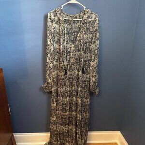 Anthropologie Marais Chiffon Maxi Dress – Size Large